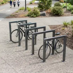 Bike Rack Besi Hollow Kotak untuk Area Publik [3]