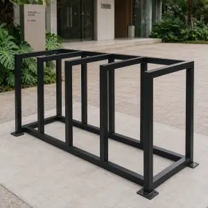 Bike Rack Besi Hollow Modular 4 Slot – Parkir Sepeda Outdoor [3]