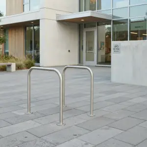Bike Rack Stainless Steel Tipe U Double