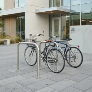 Bike Rack Stainless Steel Tipe U Double [4]