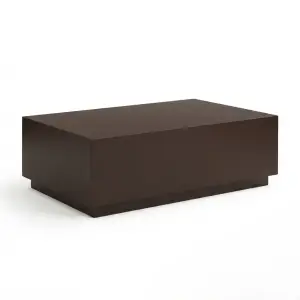 Coffee Table Kayu Solid Block Minimalis