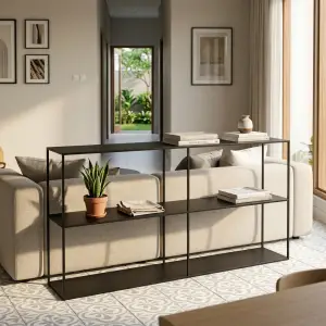 Console Table Besi Minimalis 3 Susun [3]