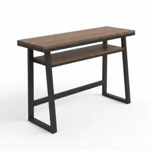Console Table Industrial Rangka Besi Rak Bawah