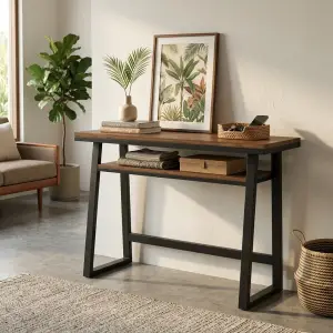 Console Table Industrial Rangka Besi Rak Bawah [4]