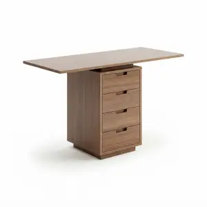 Console Table Kayu dengan 4 Laci Penyimpanan