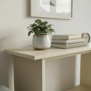 Console Table Kayu Minimalis dengan Rak Bawah [4]