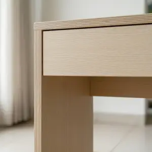 Console Table Laci Kayu Minimalis Finishing Natural [4]