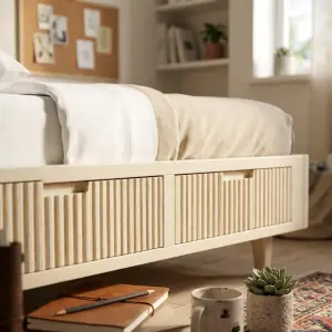 Dipan Laci Bawah Gaya Scandinavian Minimalis [2]