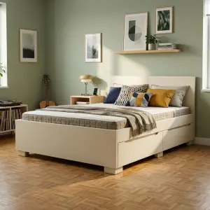 Dipan Minimalis dengan Laci Storage