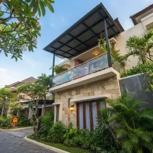 Kanopi Balkon Baja Hollow Atap Spandek Gaya Tropis Modern [3]