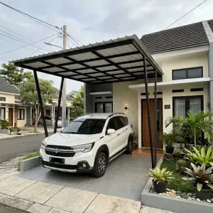 Kanopi Carport Besi Hollow Atap Polycarbonate [2]