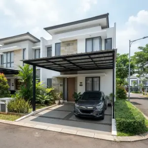 Kanopi Carport Besi Hollow Atap Polycarbonate
