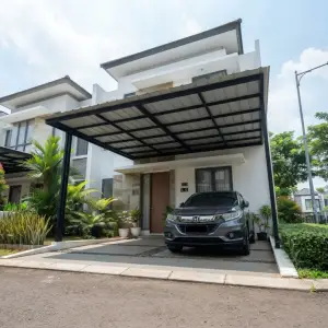 Kanopi Carport Besi Hollow Atap Polycarbonate [2]