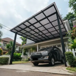 Kanopi Carport Besi Hollow Atap Polycarbonate [2]