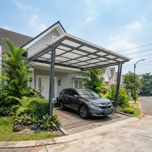 Kanopi Carport Besi Hollow Atap Polycarbonate [2]