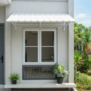 Kanopi Jendela Baja Ringan Atap Spandek