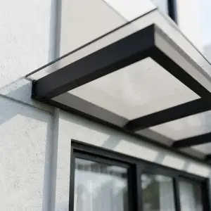 Kanopi Jendela Rangka Besi Finishing Powder Coat Atap Polycarbonate [3]