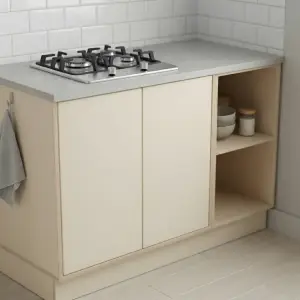 Kitchen Cabinet Bawah dengan Rak Terbuka dan Laci [3]