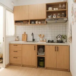 Kitchen Cabinet Minimalis Set Atas Bawah Finishing HPL [3]