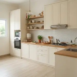 Kitchen Set L-Shape Pintu Shaker Finishing Duco [3]