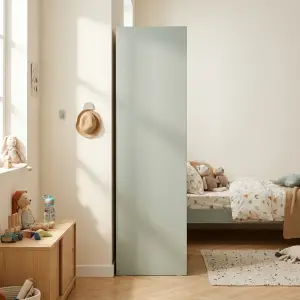 Lemari Pakaian 2 Pintu dengan Laci Sage Green [4]