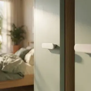 Lemari Pakaian 2 Pintu Finishing Duco Sage Green [3]