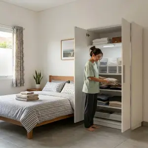 Lemari Pakaian 2 Pintu Minimalis [5]