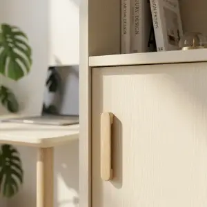 Lemari Rak Buku dengan Laci Geser Gaya Skandinavia [5]
