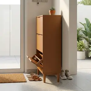 Lemari Sepatu Flip-Door Skandinavis 3 Pintu [3]