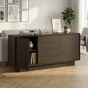 Lemari TV Sideboard Minimalis dengan Laci dan Pintu Kabinet