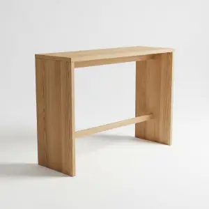 Meja Bar Kayu Solid Scandinavian