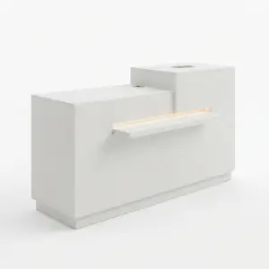 Meja Kasir Fluted Panel Minimalis [5]