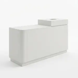 Meja Kasir Minimalis Finishing Doff untuk Toko Retail [5]
