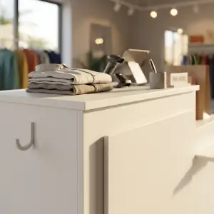 Meja Kasir Minimalis Side Counter untuk Toko Retail [2]