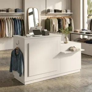 Meja Kasir Minimalis Side Counter untuk Toko Retail [3]