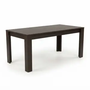 Meja Makan Kayu Solid Finishing Wenge