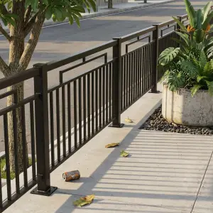 Pagar Pembatas Jalan Besi Hollow Minimalis [3]