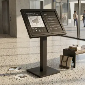 Papan Informasi Pedestal Tilted Display [2]