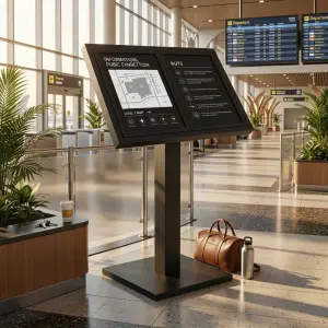 Papan Informasi Pedestal Tilted Display [5]