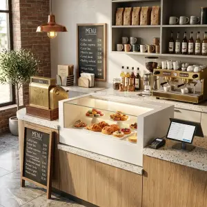 Pastry Display Case Besi Kaca Counter [3]
