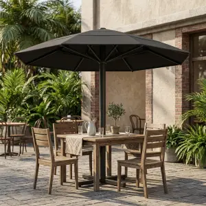 Payung Taman Outdoor Tiang Tengah untuk Area F&B dan Hospitality [4]