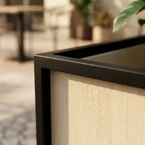 Planter Box Besi Kayu Rangka Industrial [5]