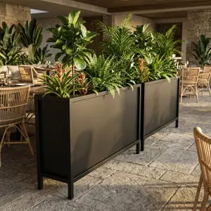 Planter Box Besi Standing Partisi Tanaman [5]