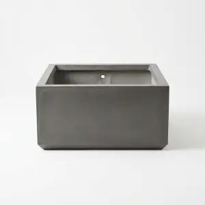 Planter Box Beton Persegi Finishing Matte