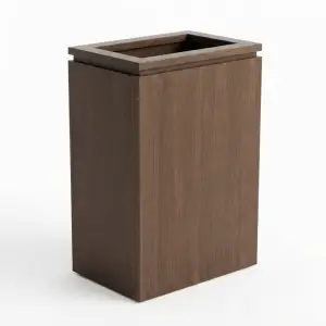 Planter Box Kayu Finishing Walnut