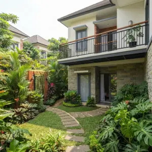 Railing Balkon Besi Hollow Top Kayu [4]