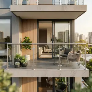 Railing Balkon Kaca Stainless Steel [4]