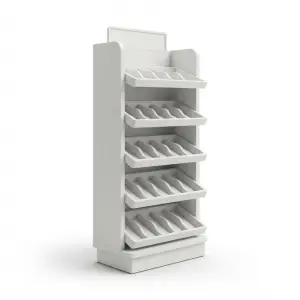 Rak Display Lantai Tray 5 Susun untuk Snack dan Mie Instan [5]
