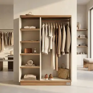 Rak Display Pakaian Open Wardrobe Minimalis [2]