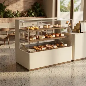 Rak Display Pastry 3 Susun Penutup Akrilik [2]